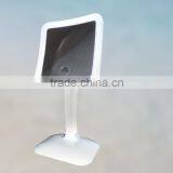 Square Table Stand Makeup Mirror With LED Light