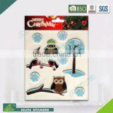 BSCI Factory Audit Self Adhesive Lovely Owl Style Eco-friendly Decorative Removable Felt Fabric Sticker