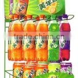 ML-11048 Durable iron displays for carbonated beverages/Promotion supermarket bottle display, supermarket fruit juice display