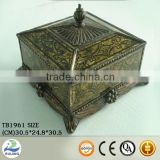 Ruijing high quality glass metal jewelry box                        
                                                Quality Choice