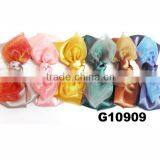 Fashion Adult Lady Silk Plain Ribbon Big Bow Hair Bow thumbnail-1