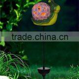 Animal Model Lamp Courtyard Decoration Ceramic Snail Ornaments