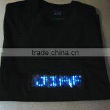 Led Cap Scrolling Message Fashion Wholesale T-shirt Led Display thumbnail-6