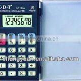 8 digits super star key calculation tool(new) with cover and comfortabale rubber keys LT-104A