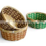 Colorful Bamboo Basket For Easter