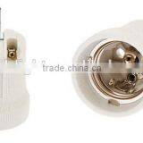 Porcelain Ceramics E27 Light Bulb Lamp Socket Base Holder thumbnail-4