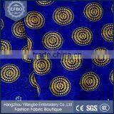 New Items of Goods in 2016 Custom Yellow Big Heavy Lace Swiss Voile Lace Wholesale 5 Yards Embroidery 100 Cotton Fabric thumbnail-6