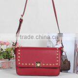 Western Style Bordeaux Lady PU Leather Shoulder Bag Handbags Women thumbnail-1