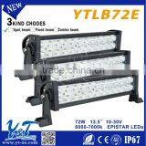 PREMIUM QUALITY 72w led driving light bar car 13.5 inch high lumens car accessories led light bar