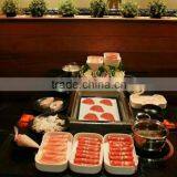 Smokeless and Non Stick Kamado Ceramic Bbq Grill Florabest With Infrared Burners and Aluminum Cooking Ware thumbnail-5