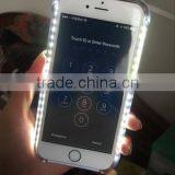 Popular! Led Illuminated Lighting up Selfie Phone Case for Iphone 6/6s, LED Selfie Phone Case