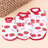 Dog Strawbeery Printing Clothes/Pet Lovely Strawberry Fruits Dog Clothes/Dog Clothes For Milk Dog thumbnail-1