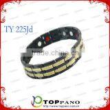 Hot Sale Men Magnetic Bracelet Modern Fashion Design 4 in 1 Energy Element Stainless Steel Bracelet thumbnail-1