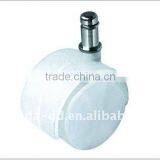 50MM White Plastic Furniture Caster Wheel thumbnail-1