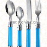Stainless Steel Cutlery Set, Plastic Handle, Different Color thumbnail-1