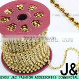 PP24 Strass Amber Color Crystal Rhinestone Chain