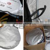 Foldable Front Two Circles Tyvek Sun Shade for Car Window thumbnail-2