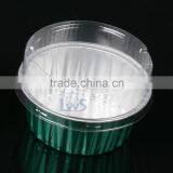 Colored High Quality Round Aluminum Foil Container With Lid Used for Pudding,yogurt, Cupcake thumbnail-5