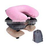 Promotional Inflatable Bolster Car and Bath Neck Pillow thumbnail-2