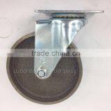 Bearing High Temperature Medium Duty 5 Inch Cast Iron Metal Caster Wheel thumbnail-1