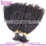 Unprocessed 100% Indian Raw Hair Bulk Yaki Bulk Hair Styles Bulk Hair Dye Color thumbnail-5
