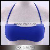 Cheeky Monogrammed Bandeau Bikini Tops thumbnail-2