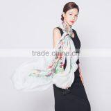 OEM 100% Silk Chiffon Scarf thumbnail-3