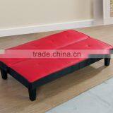 Modern Design Faux Leather Simple and Foldable Sofabed thumbnail-2