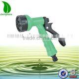 6-function Adjustable Plastic Water Spray Gun Nozzle