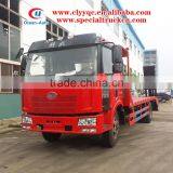 FAW 4X2 Construction Machinery Transportation Truck, Flatbed Truck Bodies for Sale thumbnail-2