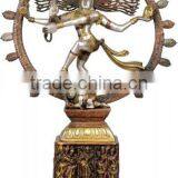 Round Brass Natarajan thumbnail-1