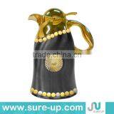 New Design Arabic Golden Thermos Vacuum Flask Jug Dallah thumbnail-1
