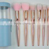 Luxury Rose Gold Pink Makeup Cosmetic Brushes thumbnail-5