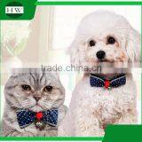 Cute Grid Bowknot Dog Puppy Cat Bow Tie Necktie Dog Collars With Bell Tie Collar ,Cat Collar With Free Sample thumbnail-3