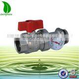 Brass Ball Valve With Thermometer thumbnail-1