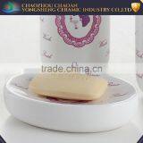 Sexy Woman Print Sanitary Ceramic China Bathroom Accessory Set for Ladies thumbnail-4