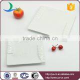 Wholesale Ceramic White Square Restaurant Custom Dinner Plate thumbnail-4