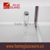 Short and Thin Clear Glass Bottle for Oil, Candies or Other Storage or as Fancy Gift thumbnail-4