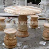 High Quality Hand Carved Marble Tables thumbnail-6