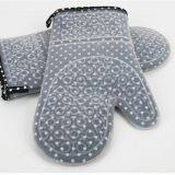 Double Layer Cotton Silicone Gloves for Baking Grill BBQ thumbnail-5