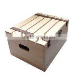 100% High-Quality Pine Wood Red Wine Square Box, Bottle Storage Packaging Box thumbnail-6