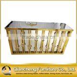 Golden Wedding Table Metal Bar Table With Stainless Steel thumbnail-3