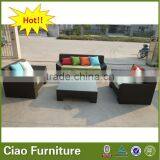 Garden Furniture Plastic Weave Outdoor Sofa Garden Furniture thumbnail-5