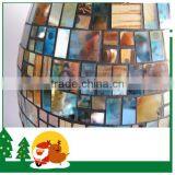 Home Decor Fancy Thin Neck Unique Stained Mirrored Mosaic Flower Arrangement Glass Vases thumbnail-5