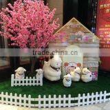 Dark Brown Wood Fence thumbnail-1