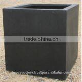 Polystone Cube Planter, Set of 3. thumbnail-1
