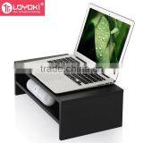 MDF Wood Computer Monitor Riser 16.7 Inch Monitor Stand Save Space Computer Monitor Stand thumbnail-4