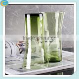 colorful cylinder glass vase