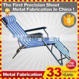 Lightweight Portable Folding Sun Lounger With Head Pillow thumbnail-1