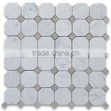 MM-CV319 Top Quality Modern Home Design Natural Stone Octagon Kitchen Backsplash Tile Marble Mosaics thumbnail-1